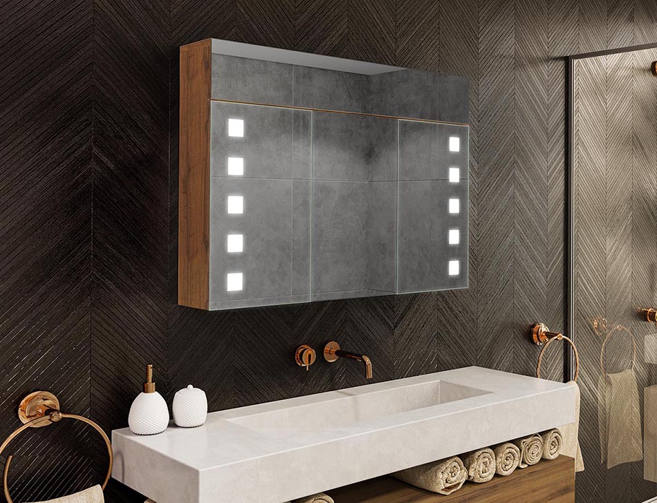 Armários de banho LED