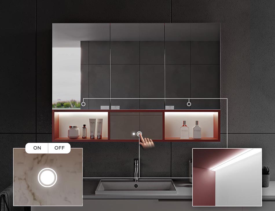 Iluminação LED de nichos