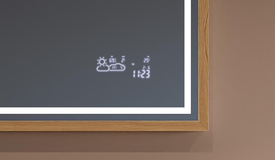 Espelho loft com moldura preta para casas de banho modernas e minimalistas | ARTFORMA