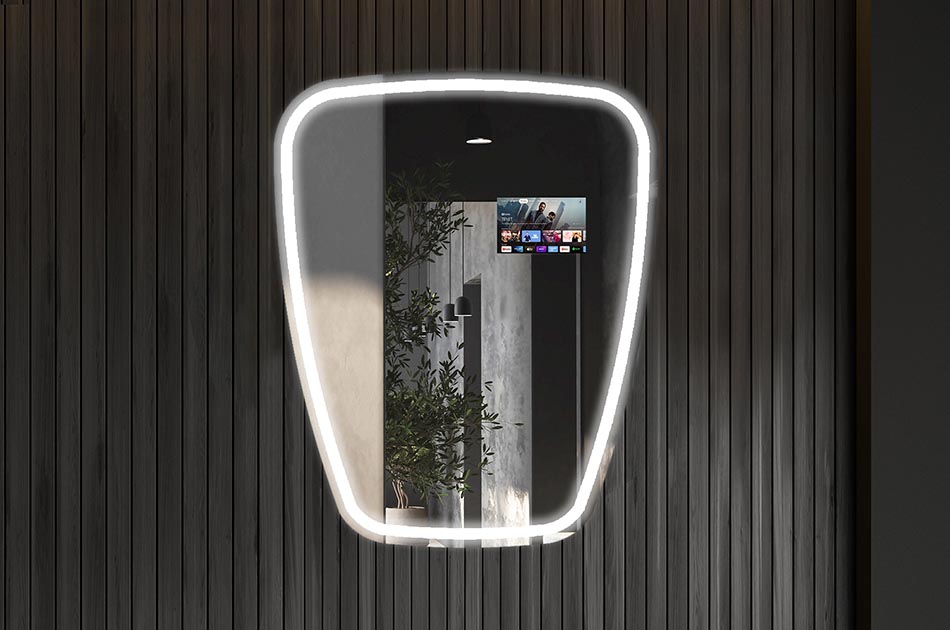O espelho interactivo com Google Assistant é um dispositivo inovador que combina as funções de um espelho com as de um dispositivo multimédia e do assistente de voz do Google. Pode facilmente utilizar uma riqueza de funcionalidades como verificar o tempo, tomar notas de voz, ver o seu calendário, lançar aplicações de streaming, utilizar a pesquisa Google, fazer videochamadas.