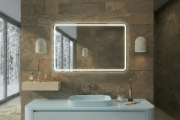 Espelhos arredondados