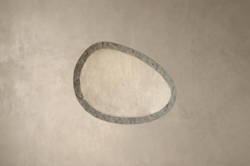 Espelhos com revestimento de pedra