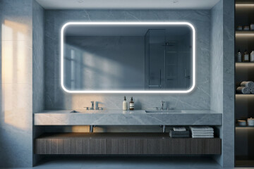 Espelhos arredondados