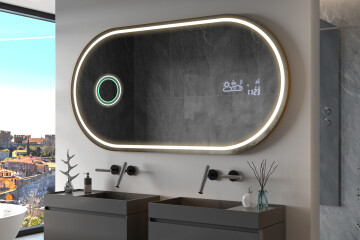 Espelhos LED emoldurados
