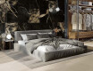 Pavimento em grés esmaltado 60x120, preto com veios dourados, brilhante, retificado, A4H109 Pierre Black