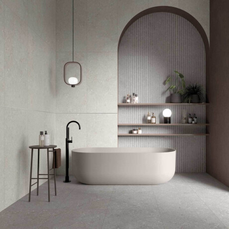 Azulejo de grés para pavimento 60x120 cm, bege mate, A4H1099 Shellstone Beige #1