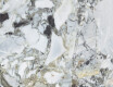 Pavimento de grés de grande formato 120x280, mármore branco com veios dourados, acabamento brilhante A4H1117 Bellezza Bianca