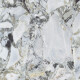 Ladrilho de grés para pavimento 120x120, mármore branco com veios dourados, acabamento mate A4H1119 Bellezza Bianca #4