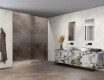 Ladrilho esmaltado para pavimento, 120 x 280 cm, castanho pedra mate, A4H1133 Agathos Multicolor