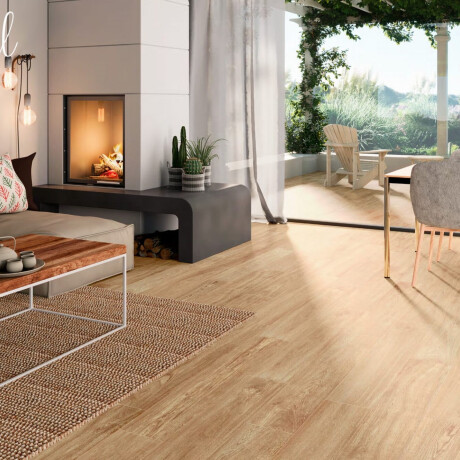 Azulejo de porcelana para pavimento com efeito de madeira, 20x120, mate, A4H1143, Homy Natural #7