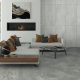 Pavimento em grés esmaltado 60x120 cm, cinzento claro mate, retificado, A4H125, Materia Pearl #1