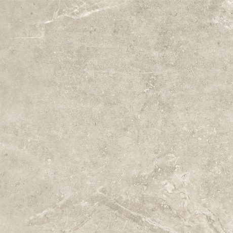 Azulejo de grés para pavimento 60x120, cinzento claro com um tom quente de bege e veios, acabamento mate A4H140 Ermetica Bianco #6