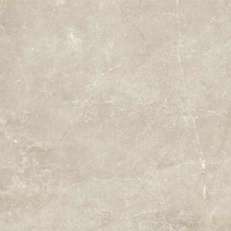 Azulejo de grés para pavimento 60x120, cinzento claro com um tom quente de bege e veios, acabamento mate A4H140 Ermetica Bianco #12