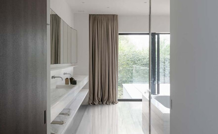 Ladrilho de grés de grande formato para pavimento, 120×280 cm, cinzento mate com veios delicados, retificado, A4H186 Dolomite