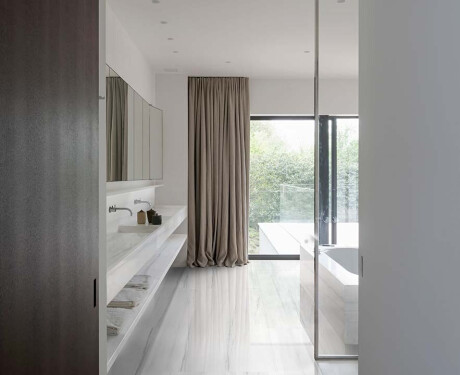 Ladrilho de grés de grande formato para pavimento, 120×280 cm, cinzento mate com veios delicados, retificado, A4H186 Dolomite