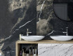 Ladrilho de grés de grande formato, 120 x 270 cm, preto mate com veios dourados, retificado, A4H196 Pierre Black