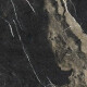 Pavimento em grés esmaltado Pierre Black 120x120 cm, preto brilhante com veios dourados, retificado A4H197 #8