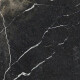 Pavimento em grés esmaltado Pierre Black 120x120 cm, preto brilhante com veios dourados, retificado A4H197 #9