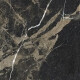 Pavimento em grés esmaltado Pierre Black 120x120 cm, preto brilhante com veios dourados, retificado A4H197 #15