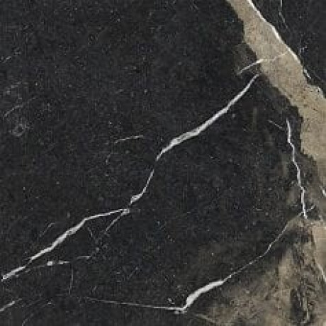 Pavimento em grés esmaltado Pierre Black 120x120 cm, preto brilhante com veios dourados, retificado A4H197 #17