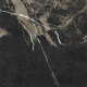 Pavimento em grés esmaltado Pierre Black 120x120 cm, preto brilhante com veios dourados, retificado A4H197 #18