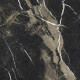 Pavimento em grés esmaltado Pierre Black 120x120 cm, preto brilhante com veios dourados, retificado A4H197 #20