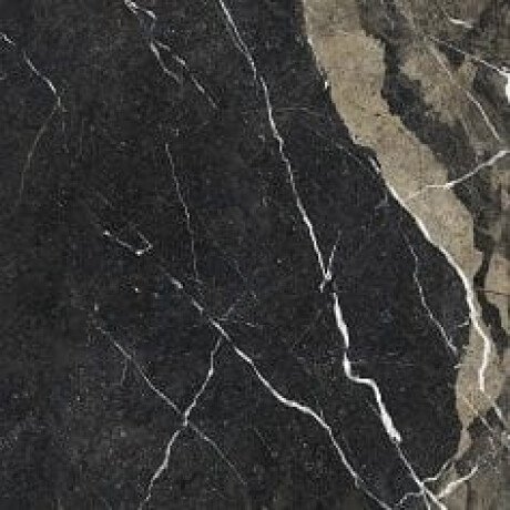 Pavimento em grés esmaltado Pierre Black 120x120 cm, preto brilhante com veios dourados, retificado A4H197 #22