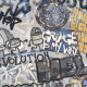 Ladrilho esmaltado para pavimento, 120 x 280 cm, cinzento mate, retificado, A4H248 City Graffiti Grey #2