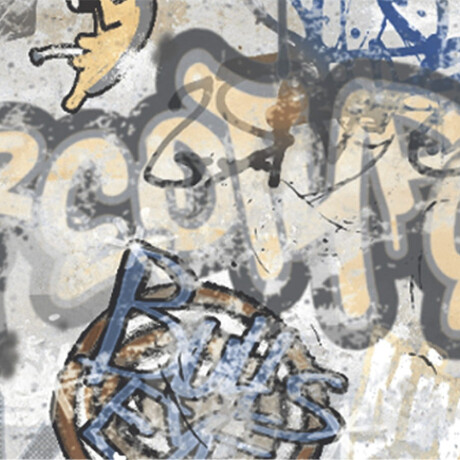 Ladrilho esmaltado para pavimento, 120 x 280 cm, cinzento mate, retificado, A4H248 City Graffiti Grey #7