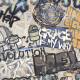 Ladrilho esmaltado para pavimento, de grande formato (120 x 280 cm), bege mate, retificado, A4H255 City Graffiti Beige #6