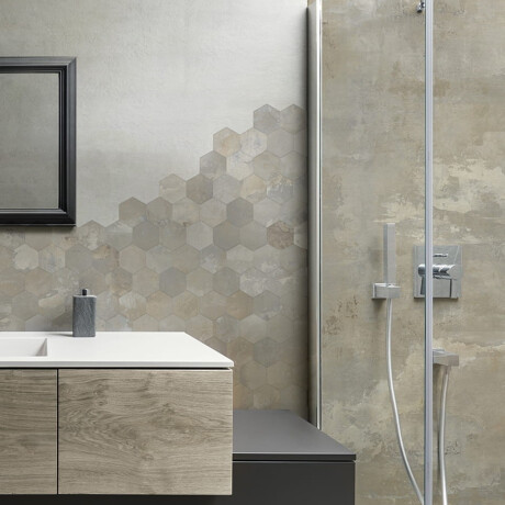 Ladrilho esmaltado para pavimento, de grande formato (120 x 280 cm), bege mate, retificado, A4H257 City Beige #5