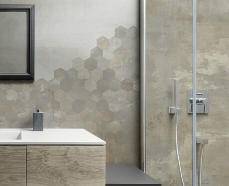 Ladrilho esmaltado para pavimento, 120x120 cm, bege mate, retificado, A4H258 City Beige