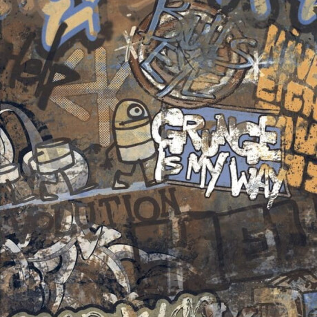 Ladrilho esmaltado para pavimento, de grande formato (120 x 280 cm), mate, retificado, A4H262 City Graffiti Multicolor #1