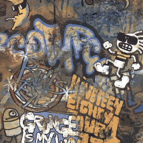 Ladrilho esmaltado para pavimento, de grande formato (120 x 280 cm), mate, retificado, A4H262 City Graffiti Multicolor #5