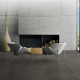 Ladrilho esmaltado para pavimento, 120 x 120 cm, cinzento-escuro mate, rectificado, A4H326 Massive Dimgray #4