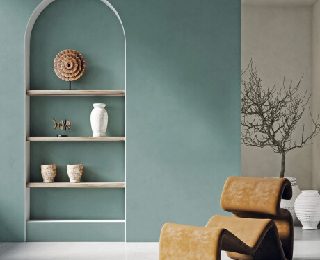 Ladrilho esmaltado para pavimento, 60 x 120 cm, verde mate, retificado, A4H357 Mood Safe