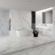 Ladrilho esmaltado para pavimento, 120 x 280 cm, mate, com veios cinzentos, retificado, A4H452 Statuario Superiore #2