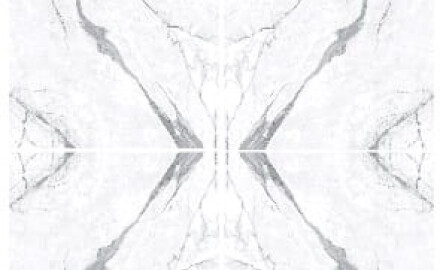 Pavimento em grés esmaltado 120x280, brilhante, retificado, A4H453 Statuario Superiore Bookmatch