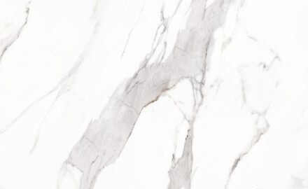 Ladrilho de grés de grande formato, 120 x 270 cm, com veios cinzentos, acabamento mate, retificado, A4H463 Calacatta
