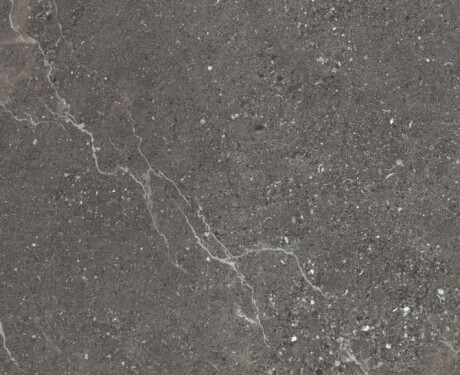 Pavimento em grés de pedra com veios, 100x100, mate, cinzento escuro A4H507 Volterra Stone