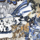 Ladrilho esmaltado para pavimento, 120 x 280 cm, cinzento mate, retificado, A4H640 City Graffiti White #5
