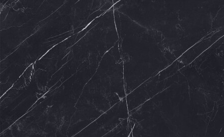 Ladrilho de grande formato 120x280, mármore preto com veios brancos, acabamento mate A4H688 Markina Black