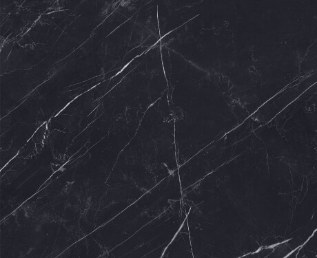 Ladrilho de grande formato 120x280, mármore preto com veios brancos, acabamento mate A4H688 Markina Black