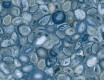 Pavimento de grés de grande formato 120x280, agata azul brilhante, A4H832 Aghatina Azul