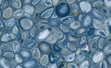 Pavimento de grés de grande formato 120x280, agata azul brilhante, A4H832 Aghatina Azul