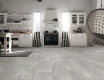 Ladrilho esmaltado para pavimento 60x120 cm, cinzento mate, retificado, A4H84 Iroc Greige