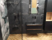 Ladrilho esmaltado para pavimento, 60 x 120 cm, preto mate, retificado, A4H85 Iroc Black