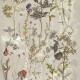 Azulejo de porcelana para parede 60x120 cm, cinzento com motivos florais, acabamento mate A4H919 Glame #1