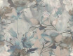 Azulejo de grés para parede 60x120 cm, cinzento com motivos florais, acabamento mate A4H921 Jam