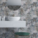 Azulejo de grés para parede 60x120 cm, cinzento com motivos florais, acabamento mate A4H921 Jam #2